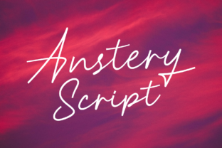 Anstery: A Simple Script Font for Modern Web Design