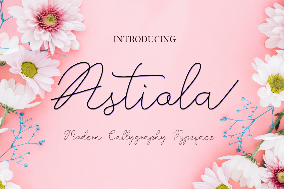 Astiola: A Script Font That Adds Elegance to Branding