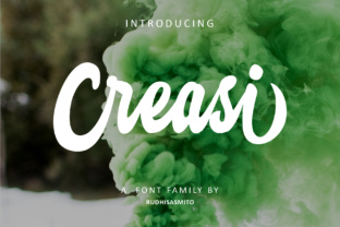 Creasi: A Modern Script Font for Web Design