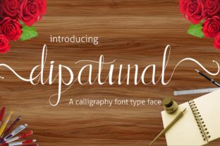 Dipatunal: A Script Font for Editorial Elegance