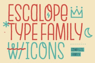 Escalope: A Playful Font for Handmade Crafters and Product Creators