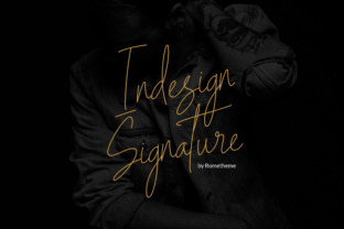 Indesign Signature: A Beautiful Script Font for Digital Design
