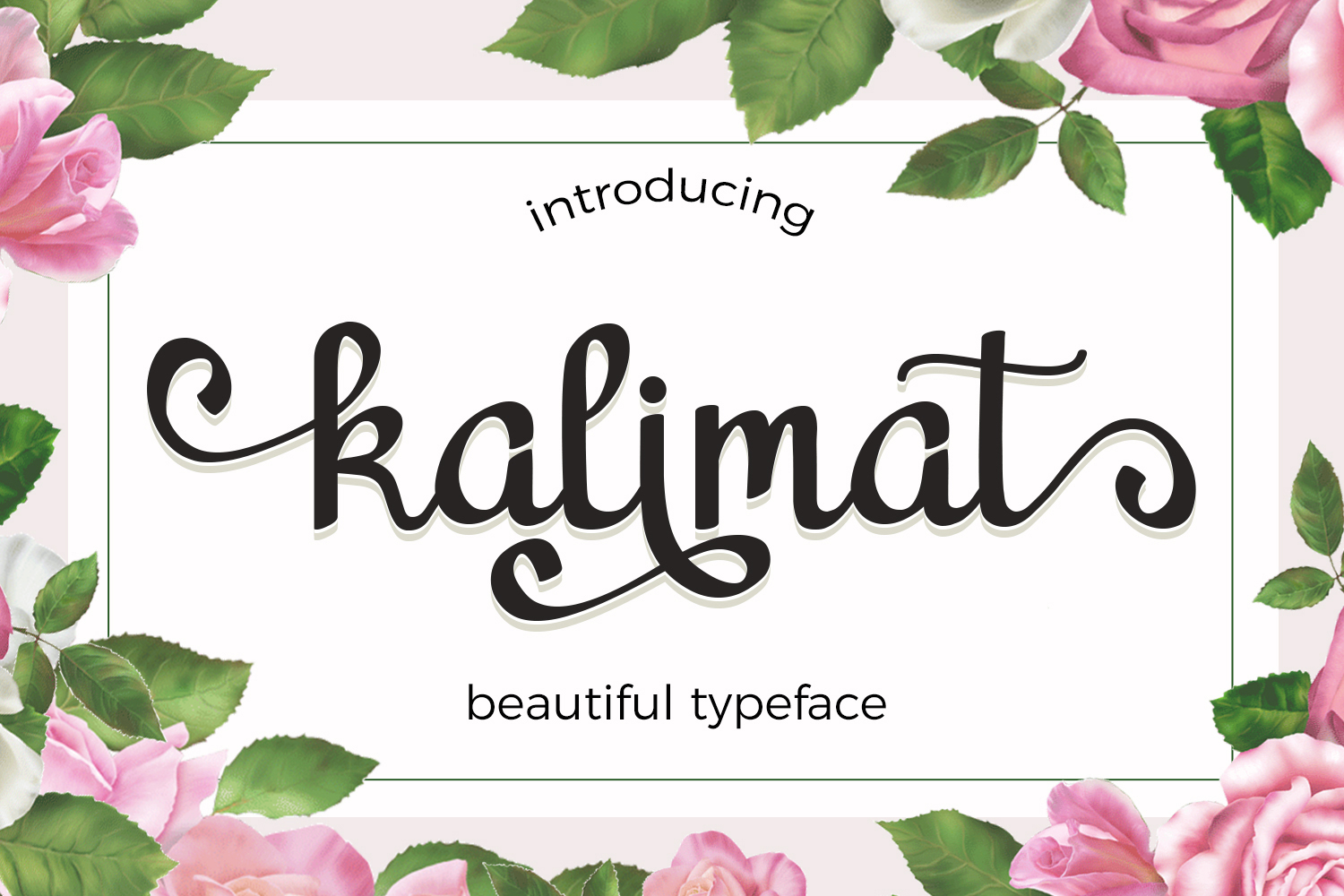 Kalimat: A Script Font That Elevates Your Brand
