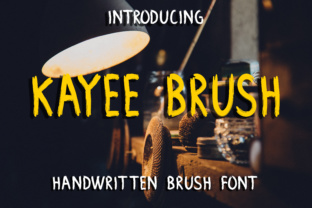 Kayee Brush: A Textured Typographic Choice for Modern Web Design