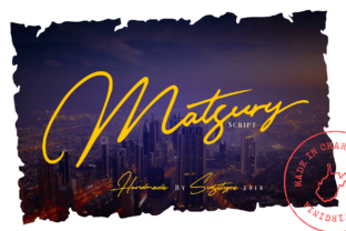 Matsury: A Script Font That Breathes Life Into Your Creations