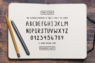 Mea Culpa: A Font That Brings Handmade Magic to Life