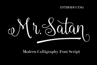 Mr. Satan: A Script Font for Editorial Elegance