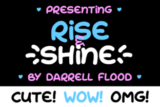 Rise Shine Font for Small Business Branding