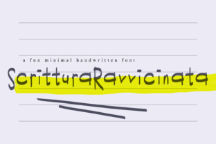 Scrittura Ravvicinata: A Font That Elevates Branding with Playful Elegance