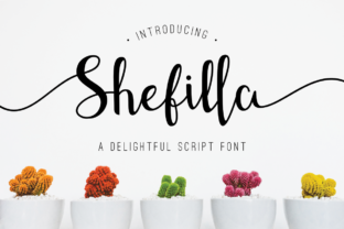 Shefilla: A Modern Script Font for Editorial Design