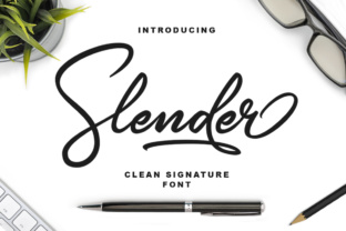 Slender: A Script Font with Modern Soul