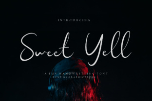 Sweet Yell: A Script Font for Editorial Elegance