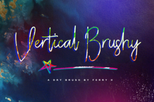 Vertical Brushy: A Font That Elevates Your Brand’s Visual Story